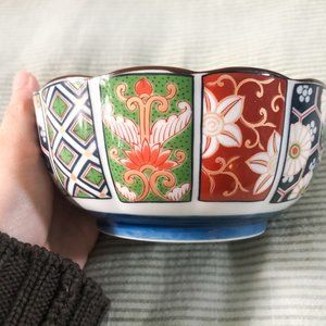 Japanese Pattern Ceramic Bowl